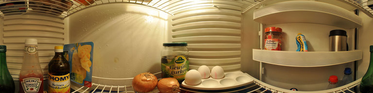 Interior view of refrigerator 2012, Germany : Bavaria : Baden-Wuerttemberg