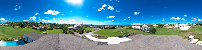 top of the roof