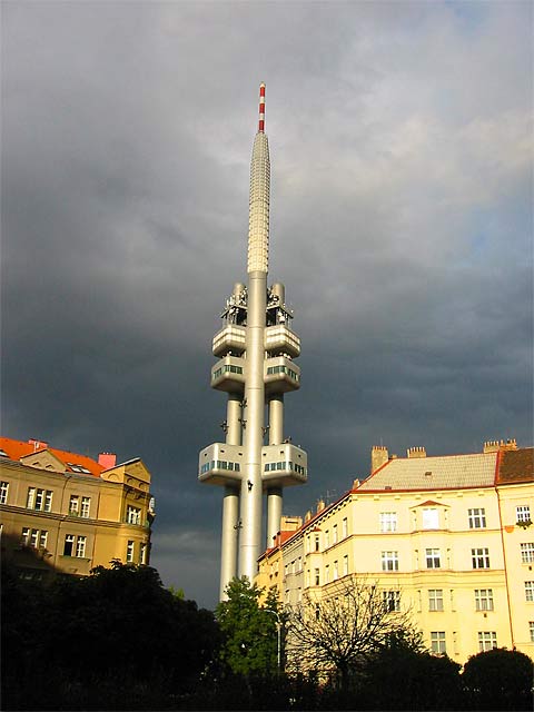 The Prague 18 Gigagpixel image was shot from the top floor of this tower.